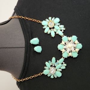 Avon Steele Magnolias Necklace & Earring Gift Set